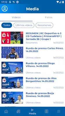 RCDeportivo android App screenshot 1